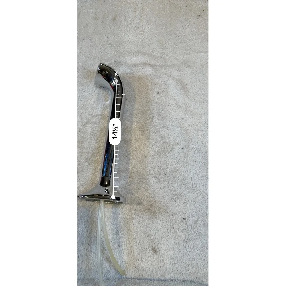 CEM Draft Beer Tower Single Column 2 Tap Chrome Milano Home Bar Kegerator 14.5